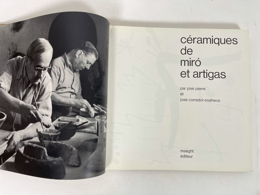 First Edition Book Ceramiques De Miro Et Artigas Maeght Editeur [Photo 2]