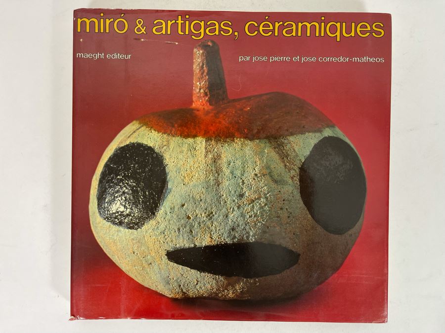 First Edition Book Ceramiques De Miro Et Artigas Maeght Editeur