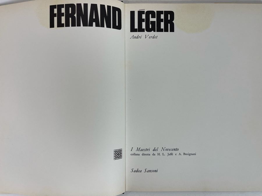First Edition 1969 Book Fernand Leger By Andre Verdet [Photo 4]