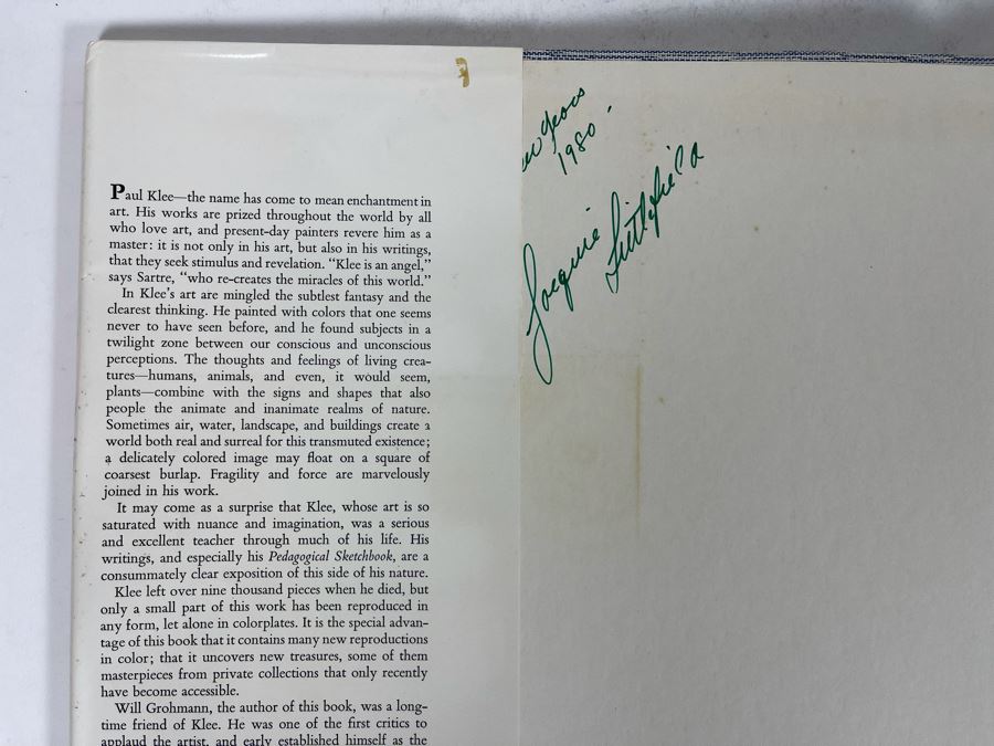 Paul Klee Text By Will Grohmann Harry Abrams Book [Photo 2]