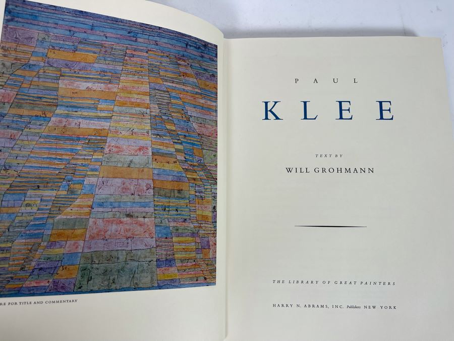 Paul Klee Text By Will Grohmann Harry Abrams Book [Photo 4]