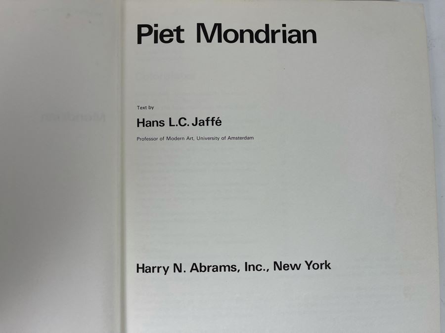 Piet Mondrian Art Book By Hans L.C. Jaffe Harry Abrams Book [Photo 4]
