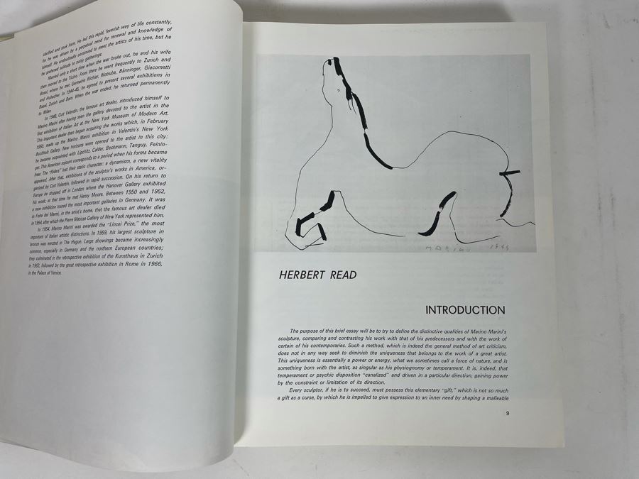 1970 Marino Marini Complete Works Book Tudor Publishing [Photo 5]