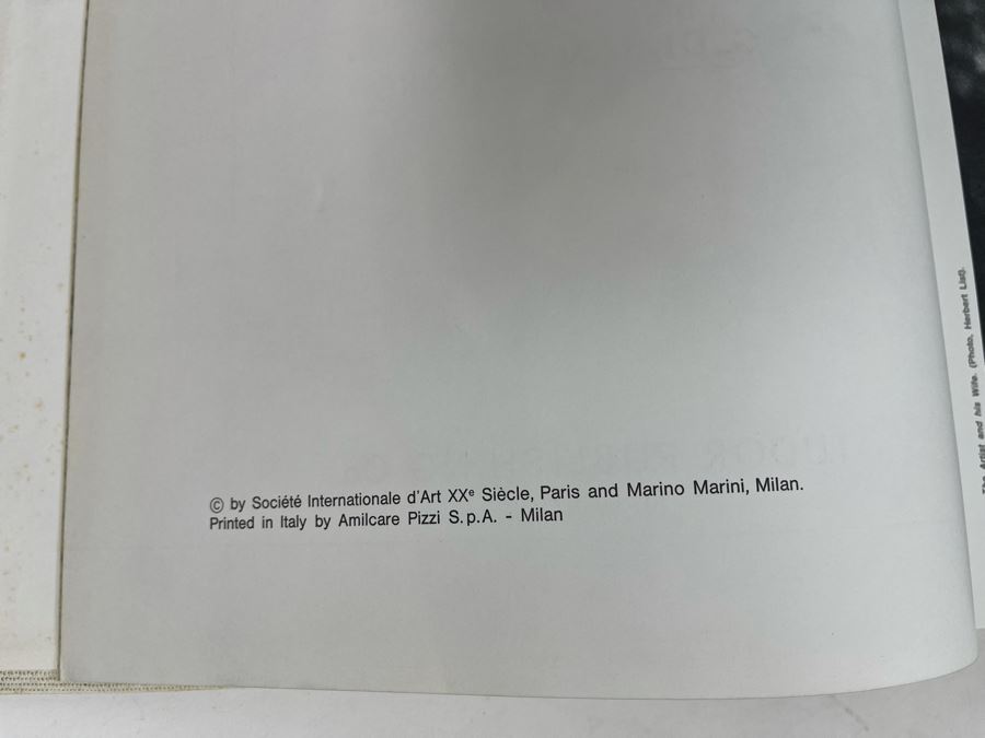 1970 Marino Marini Complete Works Book Tudor Publishing [Photo 4]