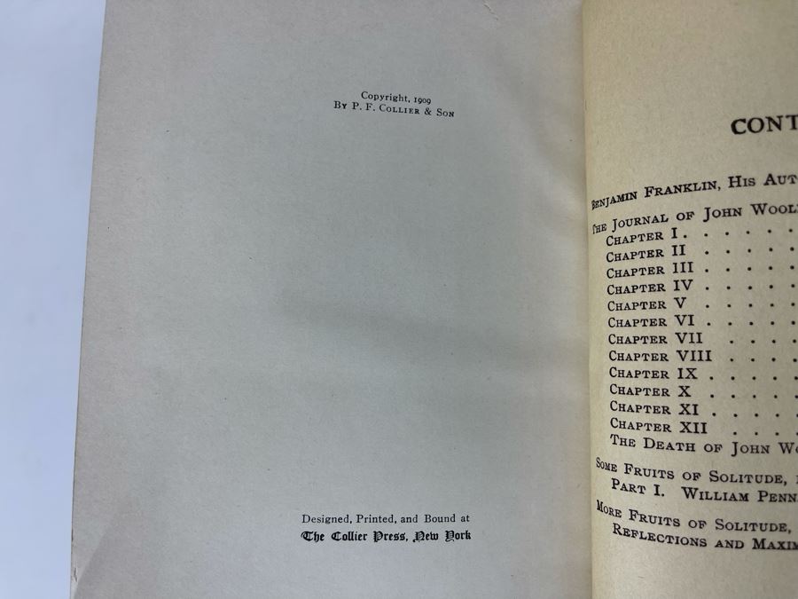 1909 Set Of 24 Harvard Classics Books By P. F. Collier & Son [Photo 7]