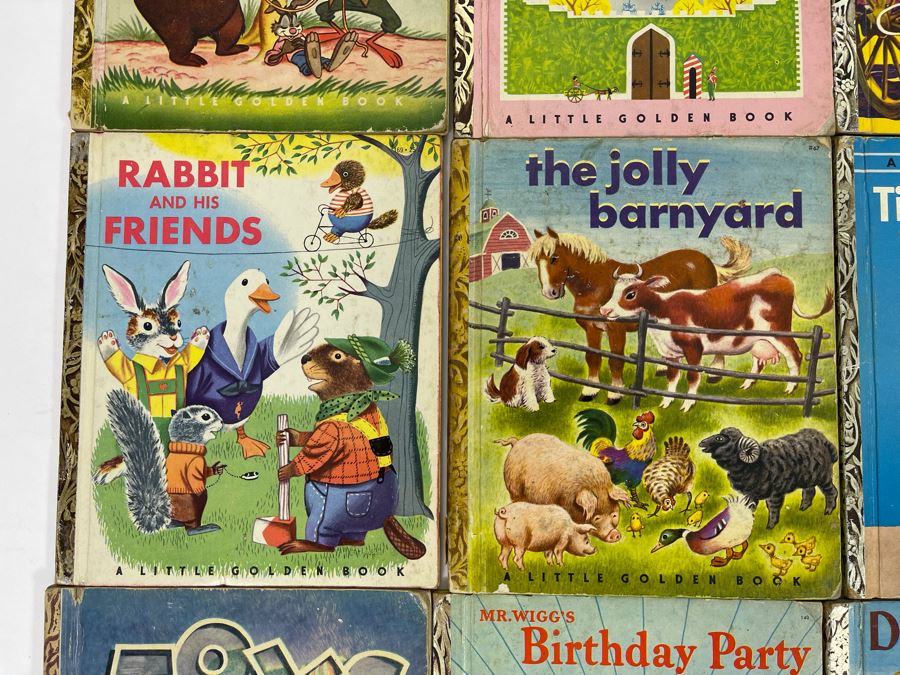 Collection Of 12 Children's Books Mainly Little Golden Books [Photo 5]