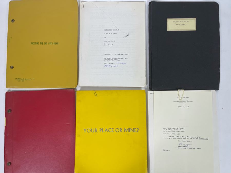 Collection Of Various Plays Theatre Movie Scripts [Photo 2]