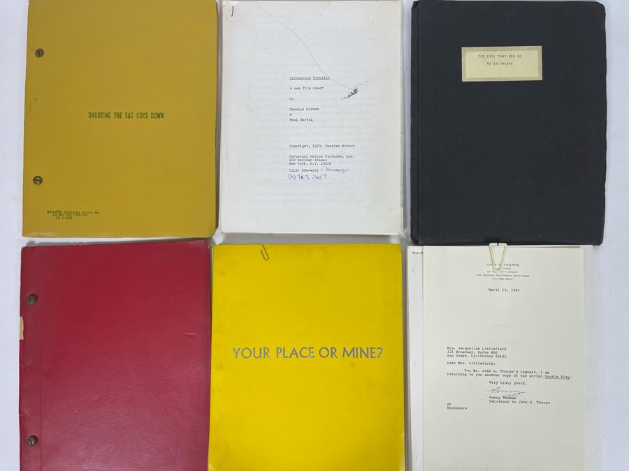 Collection Of Various Plays Theatre Movie Scripts [Photo 1]
