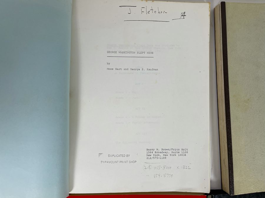 Collection Of Various Plays Theatre Movie Scripts [Photo 3]