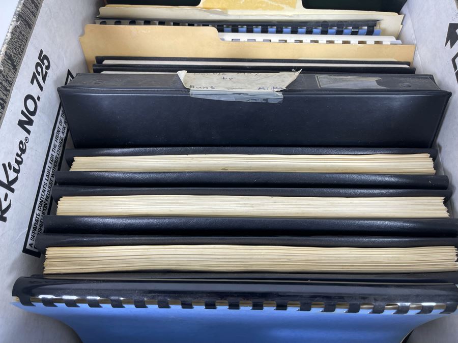 Box Of Various Plays Theatre Movie Scripts [Photo 4]