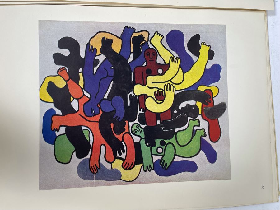 Limited Edition 1948 Fernand Leger Peintures 1911-1948 Les Editions Du Chene Paris Book Estimate $100-$300 [Photo 17]