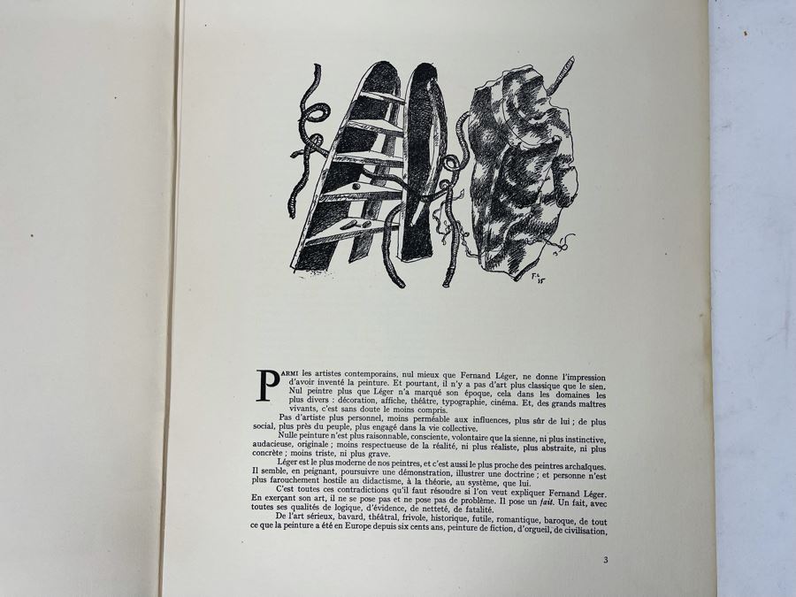 Limited Edition 1948 Fernand Leger Peintures 1911-1948 Les Editions Du Chene Paris Book Estimate $100-$300 [Photo 6]