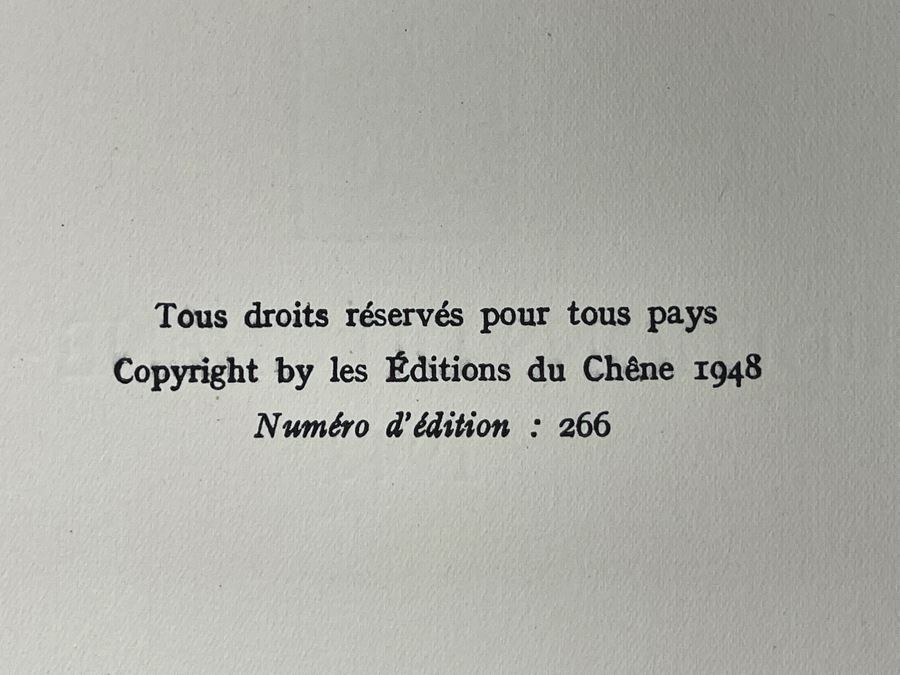 Limited Edition 1948 Fernand Leger Peintures 1911-1948 Les Editions Du Chene Paris Book Estimate $100-$300 [Photo 5]