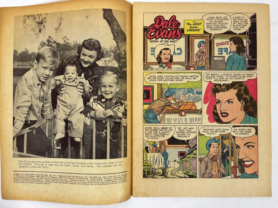 1951 Queen Of The West Dale Evans Comic Book [Photo 2]