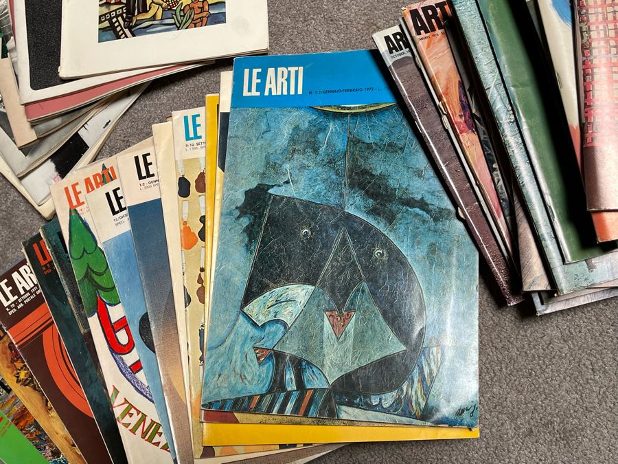 Last Minute Add - Large Collection Of Art Magazines Including Le Arti, Art Forum, Arts Magazine And Art News From 1960s -1970s [Photo 5]