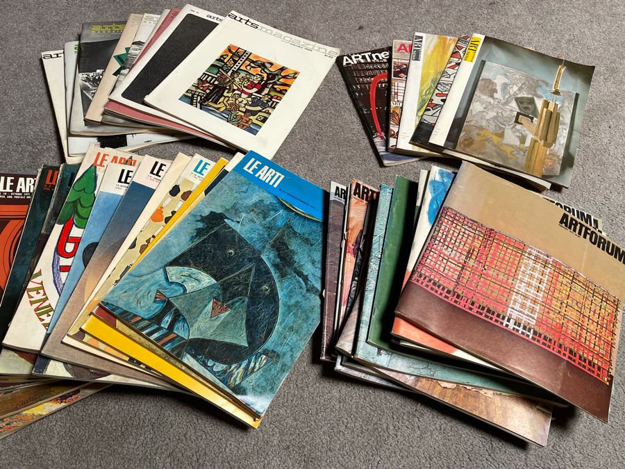 Last Minute Add - Large Collection Of Art Magazines Including Le Arti, Art Forum, Arts Magazine And Art News From 1960s -1970s [Photo 3]