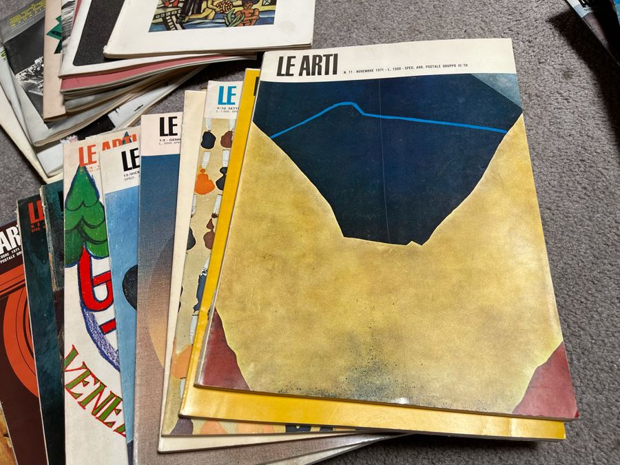 Last Minute Add - Large Collection Of Art Magazines Including Le Arti, Art Forum, Arts Magazine And Art News From 1960s -1970s [Photo 12]
