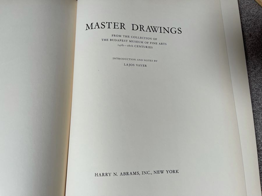 Last Minute Add - Pair Of Master Drawings Books From The Collection Of The Budapest Museum Of Fine Arts 19th - 20th Centuries / 14th - 18th Centuries Harry N. Abrams [Photo 8]
