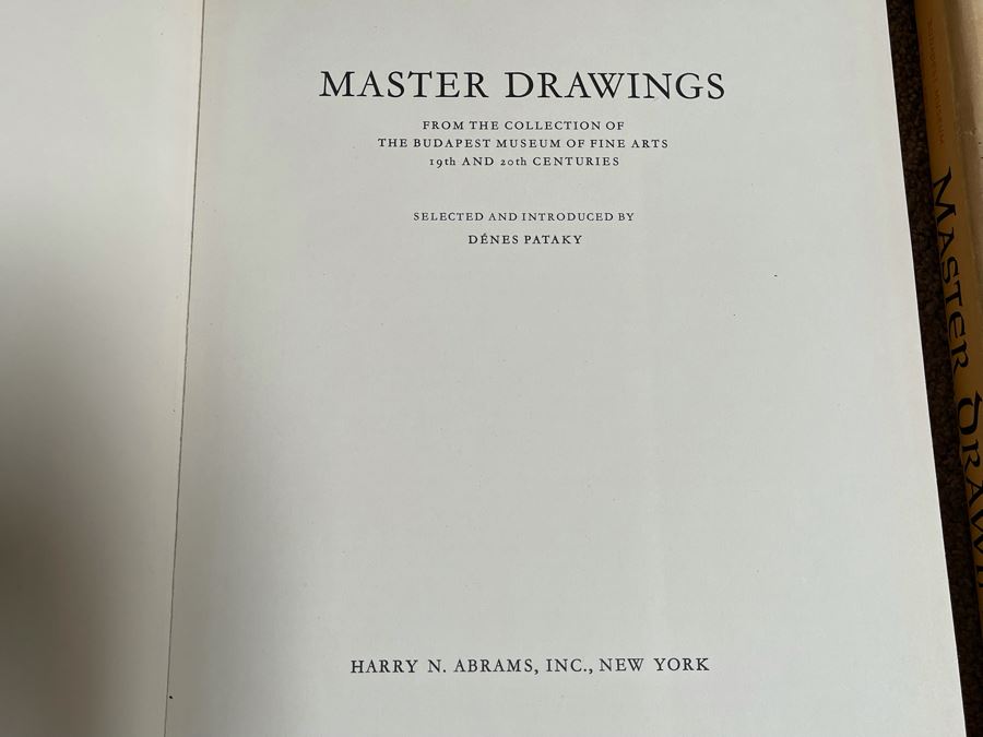 Last Minute Add - Pair Of Master Drawings Books From The Collection Of The Budapest Museum Of Fine Arts 19th - 20th Centuries / 14th - 18th Centuries Harry N. Abrams [Photo 5]