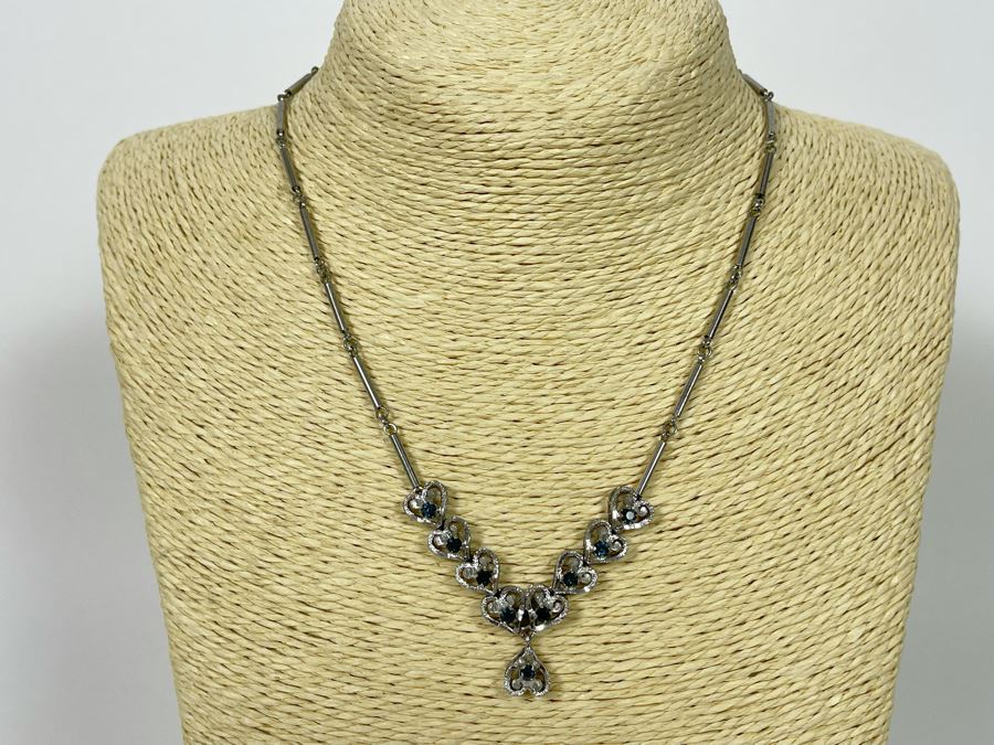 Vintage 835 European Silver 16' Necklace 14.1g [Photo 2]