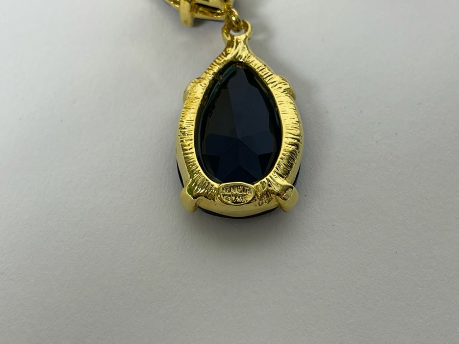 Set Of Three Large Kenneth J Lane KJL Costume Clip-On Earrings [Photo 8]