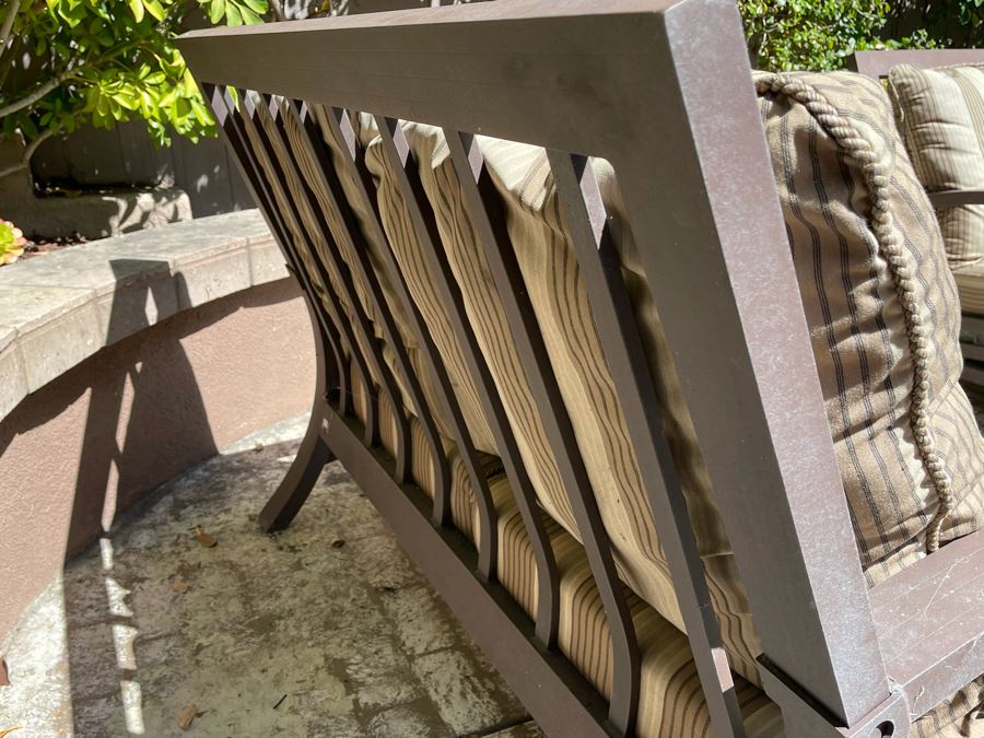 Outdoor Aluminum Loveseat Sofa 58W X 32D X 39.5H [Photo 5]