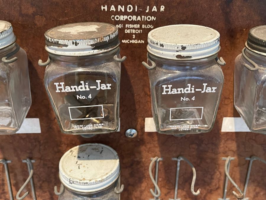 Vintage Handi-Jar Glass Jars With Holder [Photo 5]