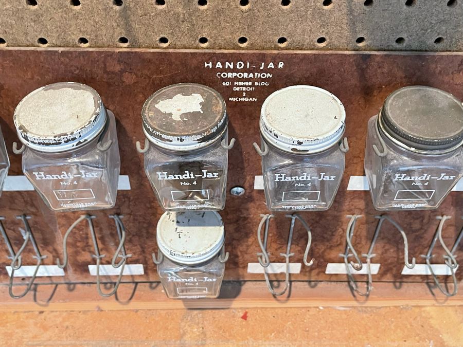 Vintage Handi-Jar Glass Jars With Holder [Photo 3]