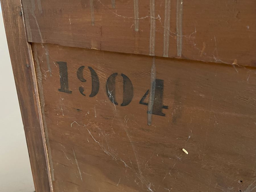 Vintage Wooden Buffet Sideboard Cabinet 60W X 20D X 38H [Photo 9]