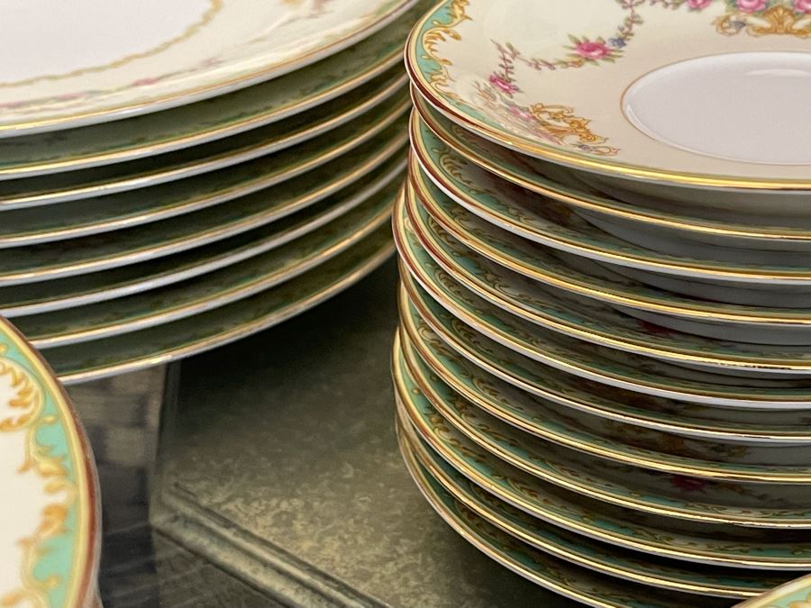 Noritake China Set Greenbrier Pattern From Japan [Photo 16]