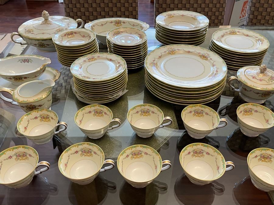 Noritake China Set Greenbrier Pattern From Japan [Photo 6]