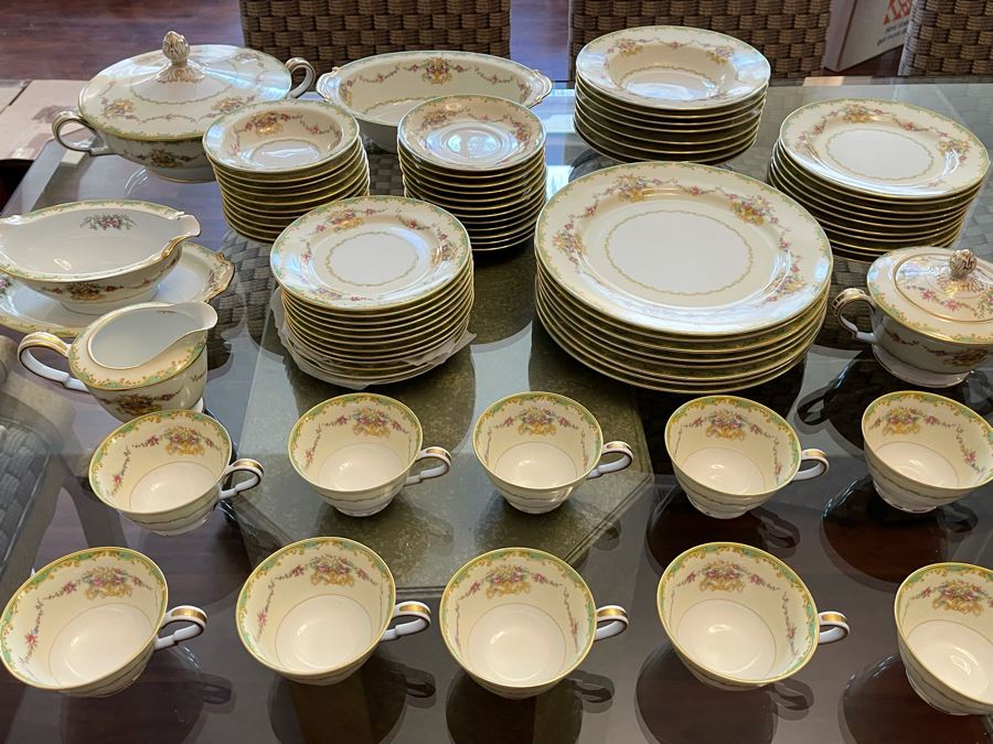 Noritake China Set Greenbrier Pattern From Japan [Photo 5]