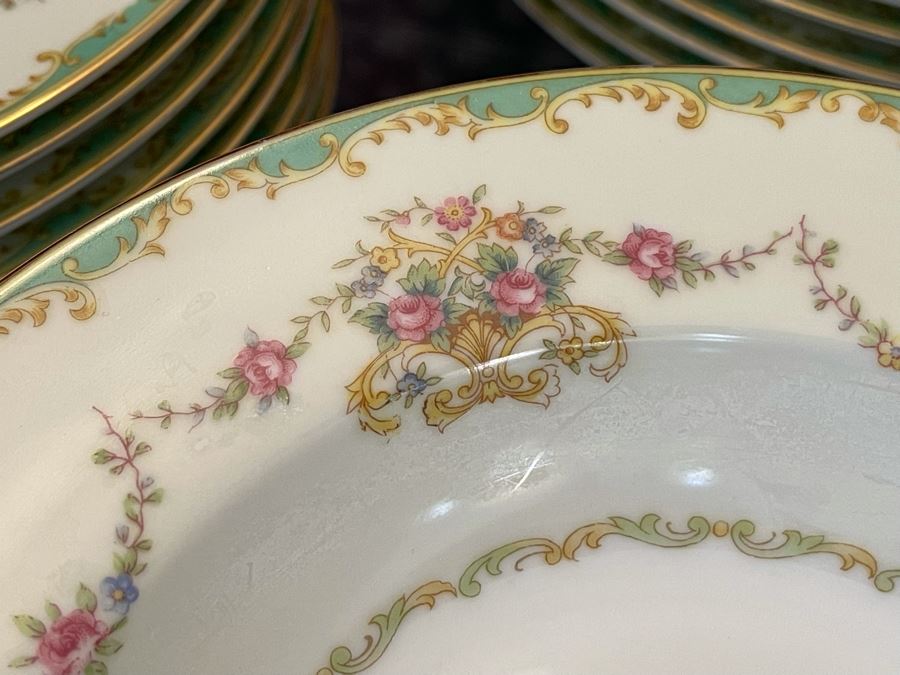 Noritake China Set Greenbrier Pattern From Japan [Photo 12]
