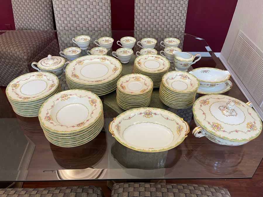 Noritake China Set Greenbrier Pattern From Japan [Photo 8]
