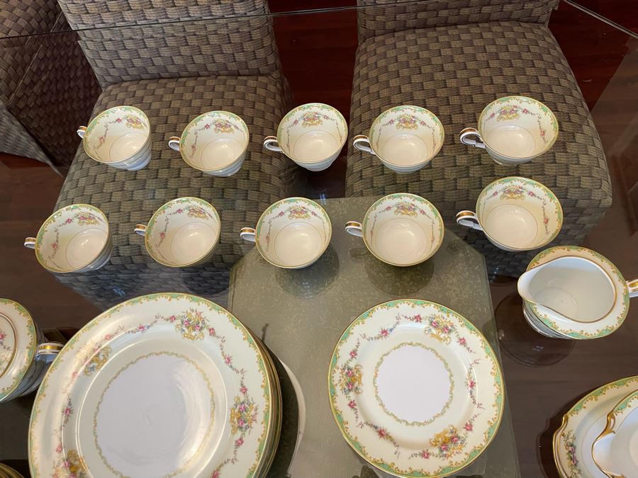 Noritake China Set Greenbrier Pattern From Japan [Photo 18]