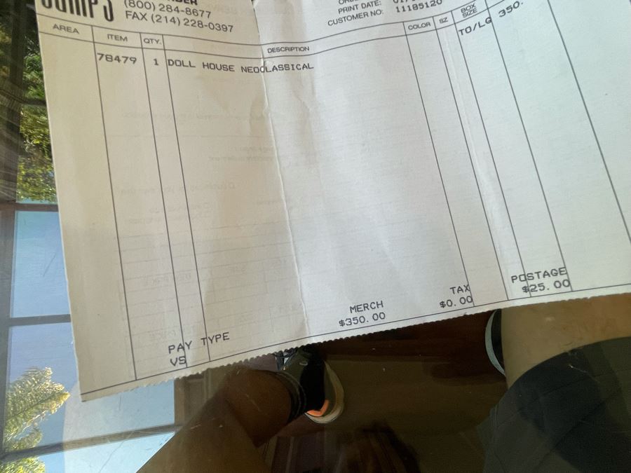 Signed Eric Lansdown Hand Crafted San Francisco Doll House 1991 14W X 11D X 23H [Photo 14]