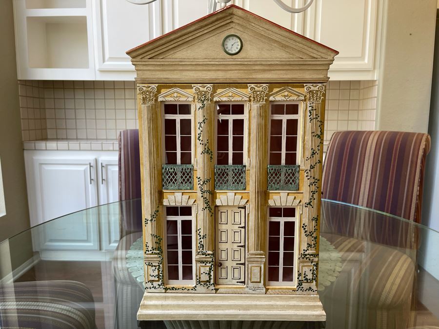 Signed Eric Lansdown Hand Crafted San Francisco Doll House 1991 14W X 11D X 23H [Photo 2]
