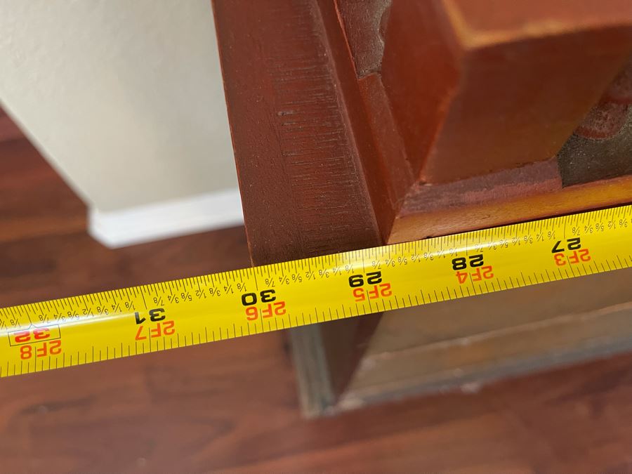 Vintage Hand Crafted Wooden Doll House - Can Be Used As A Side Table 30W X 11.5D X 26H [Photo 13]