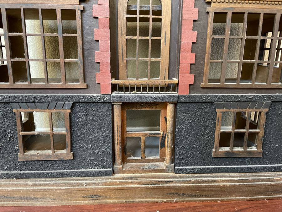 Vintage Hand Crafted Wooden Doll House - Can Be Used As A Side Table 30W X 11.5D X 26H [Photo 10]