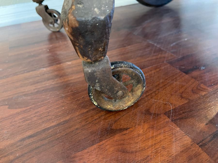 Antique Wooden Tea Cart 28W X 16D X 28H [Photo 8]