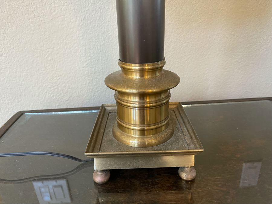 Vintage Brass Table Lamp 33H [Photo 6]