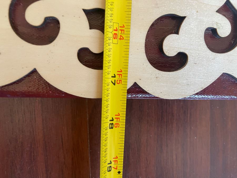 Mixed Media Artwork With Intricatley Cut Wooden Ornamental Frame 22.5 X 17.5 [Photo 9]