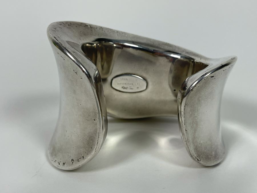 Sterling Silver Modernist Mikal-Jon Bayanihan Ltd Cuff Bracelet 142.7g [Photo 9]
