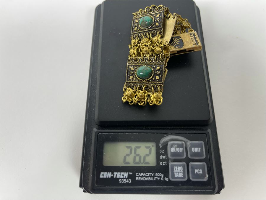 Sterling Silver Israel Bracelet 26.2g [Photo 7]