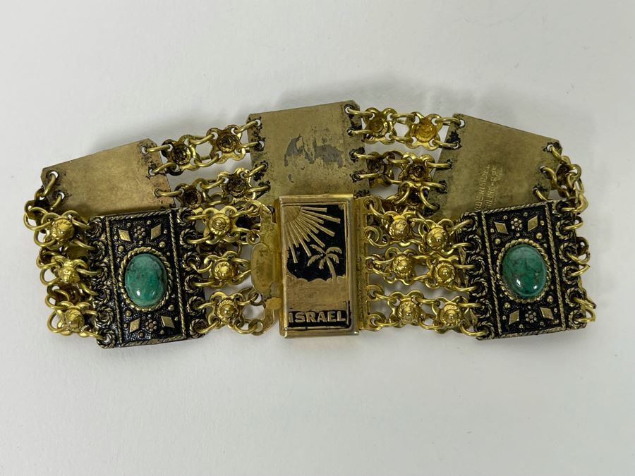 Sterling Silver Israel Bracelet 26.2g [Photo 4]