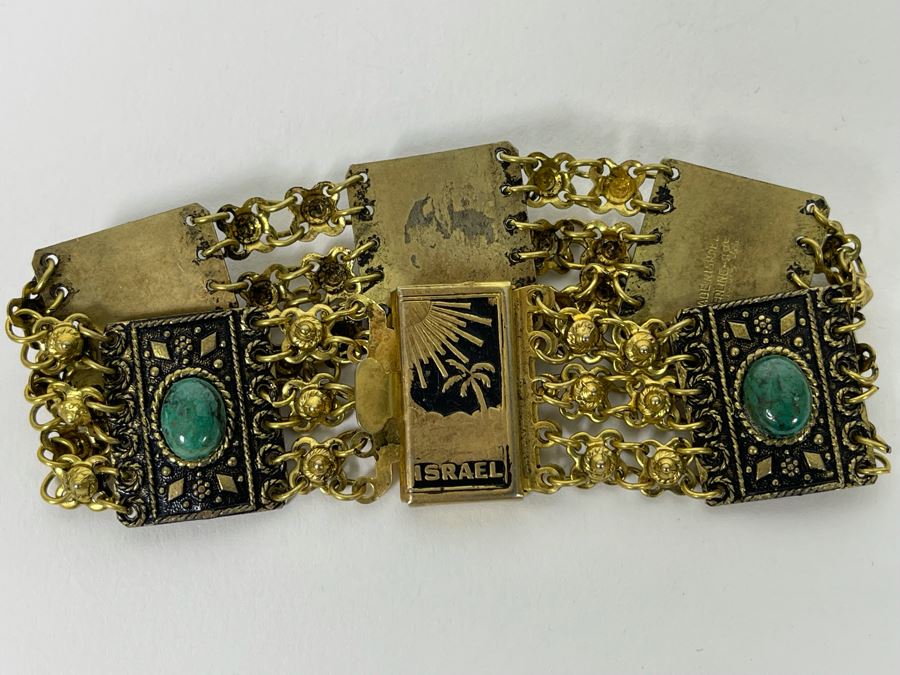 Sterling Silver Israel Bracelet 26.2g [Photo 5]