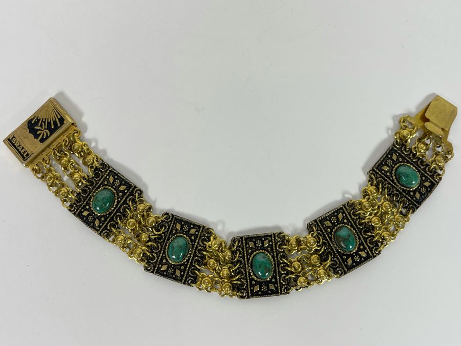 Sterling Silver Israel Bracelet 26.2g [Photo 2]