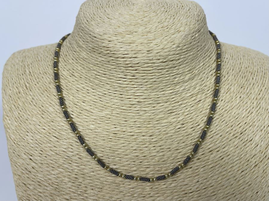 Sterling Silver 16' Necklace 10.1g [Photo 2]
