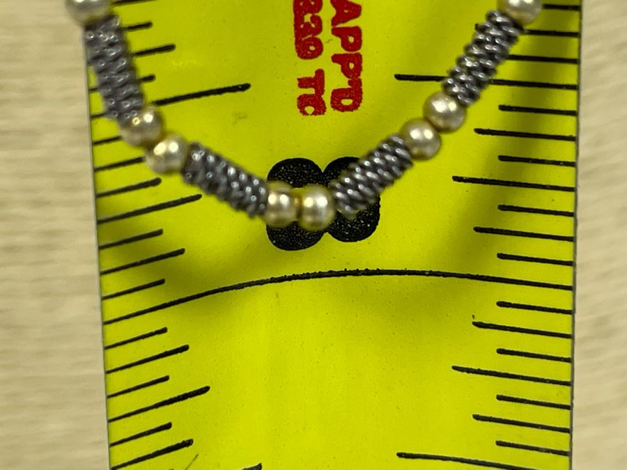 Sterling Silver 16' Necklace 10.1g [Photo 6]