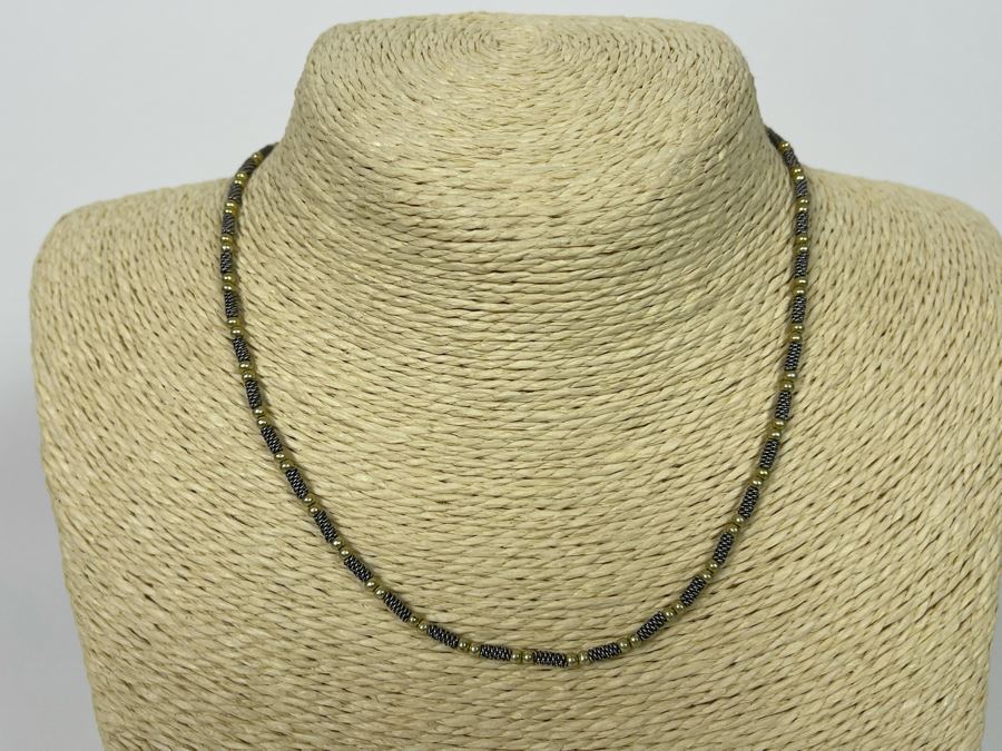 Sterling Silver 16' Necklace 10.1g [Photo 3]